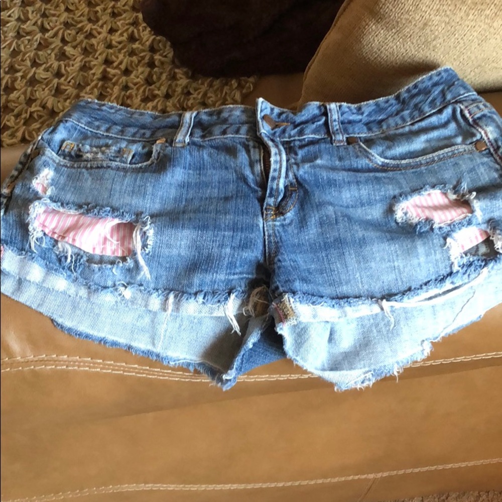 VS Jean shorts